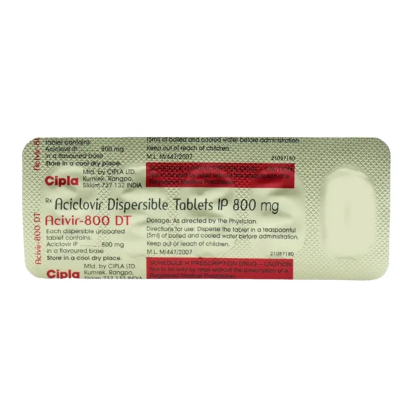 ACIVIR 800 DT TABS