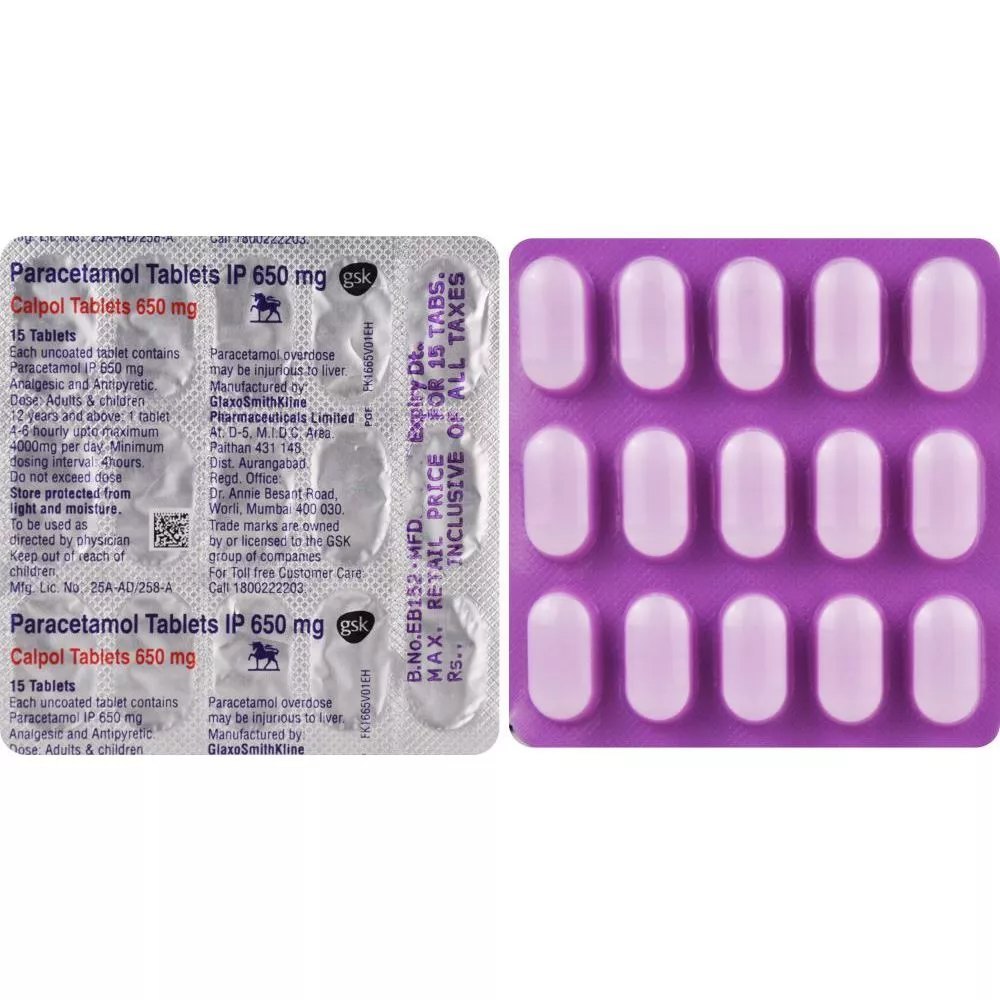 CALPOL 650MG TABS