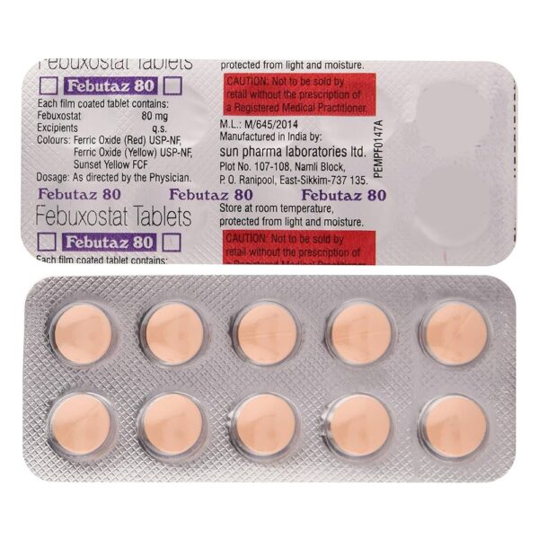 FEBUTAZ 80 TABS
