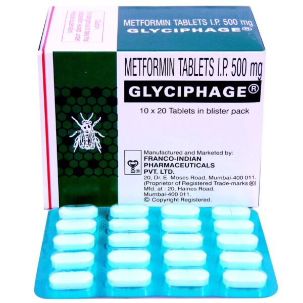 GLYCIPHAGE 500 TABS