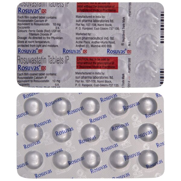 ROSUVAS 10 TABS